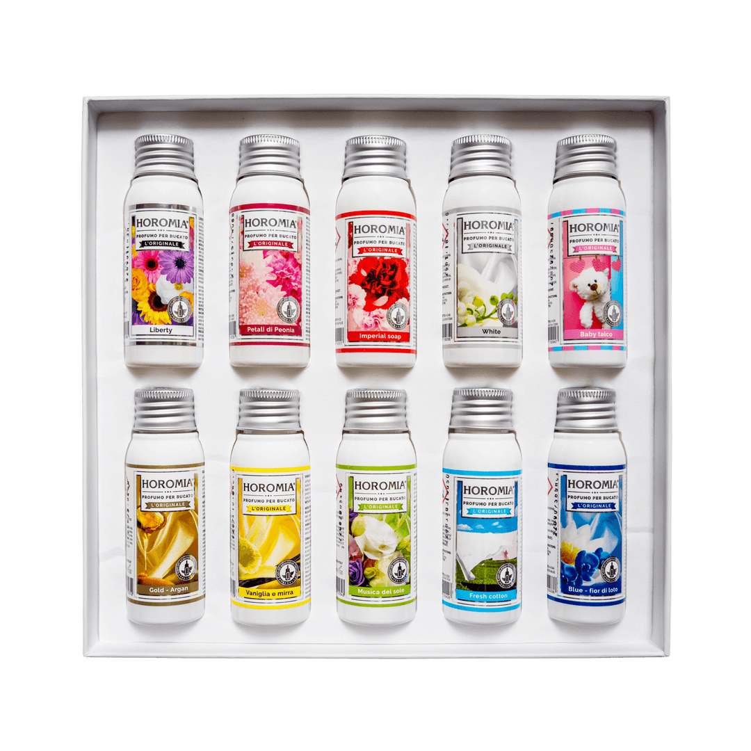 Set parfumov za pranje perila FIORI 10 x 50 ml - AMOUR Parfums