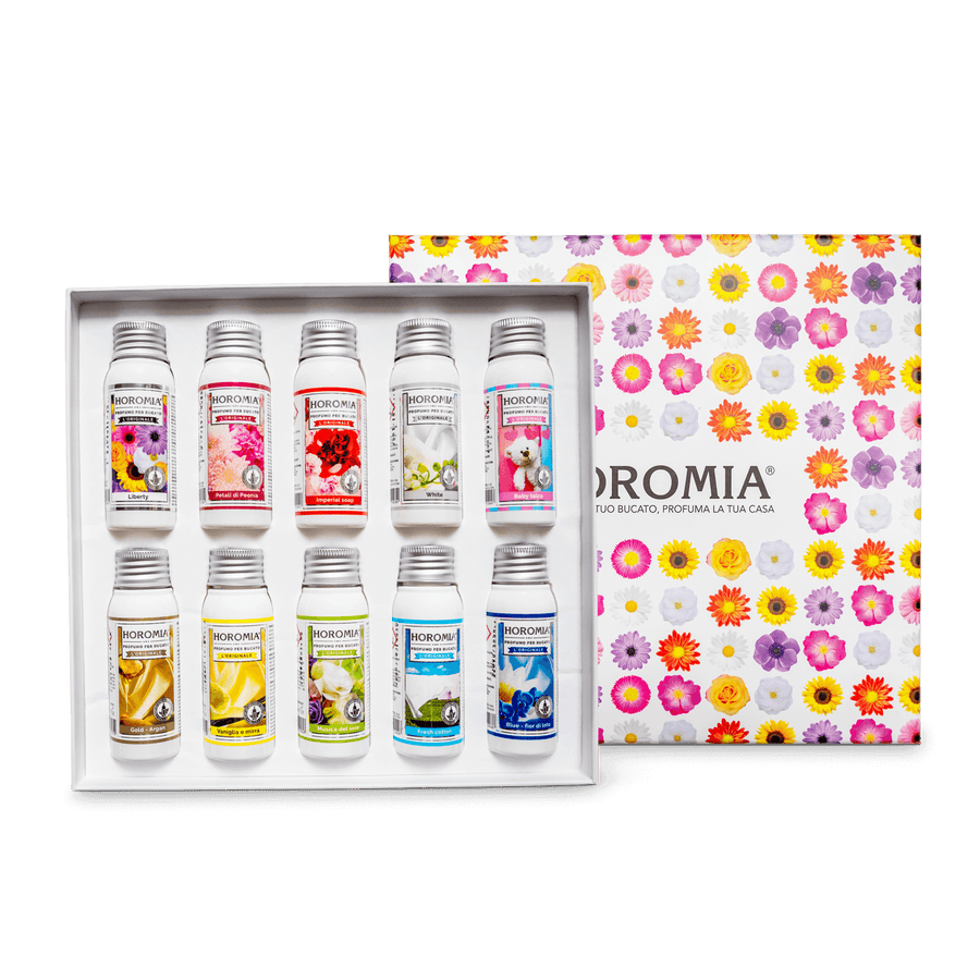 Set parfumov za pranje perila FIORI 10 x 50 ml - AMOUR Parfums